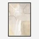Calm Ivory 2 Abstract Art