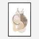 Neutral Silk Abstract Art 