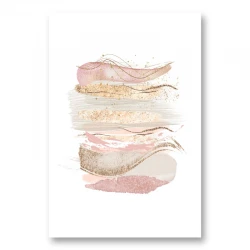 Mystical Pink Abstract Art