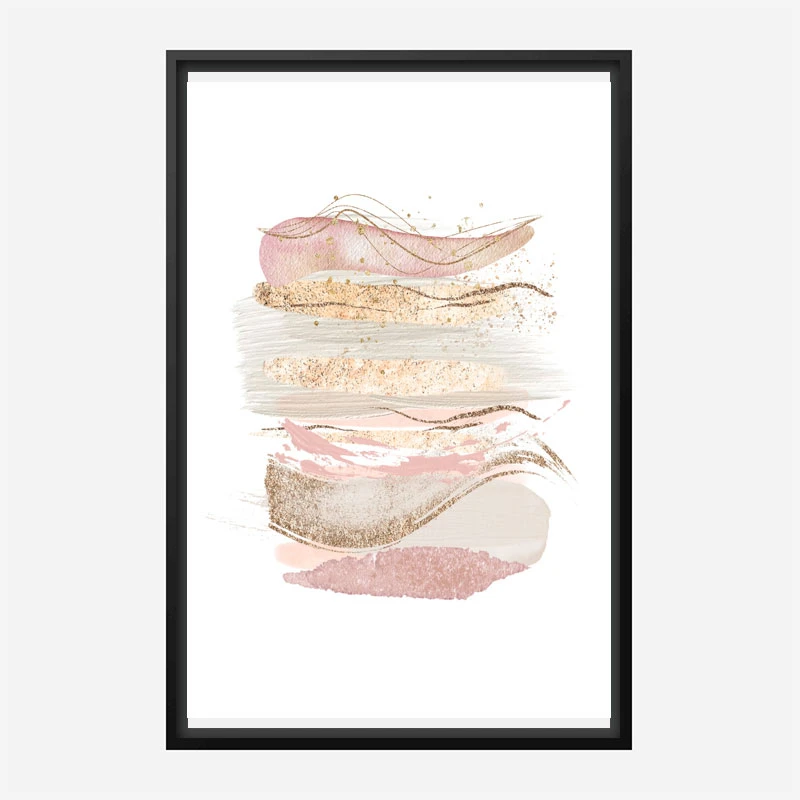 Mystical Pink Abstract Art