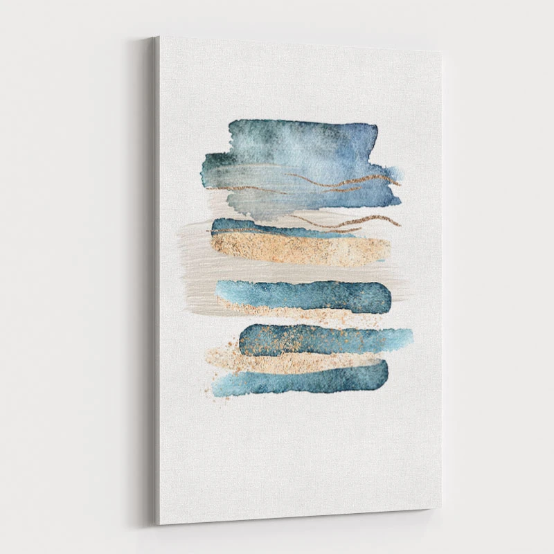 Atlantic Blue Abstract Art