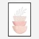 Love Pink 3 Geometric Art