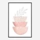 Love Pink 3 Geometric Art