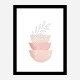 Love Pink 3 Geometric Art