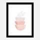 Love Pink 3 Geometric Art
