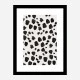 Love Black Abstract Art