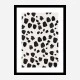 Love Black Abstract Art