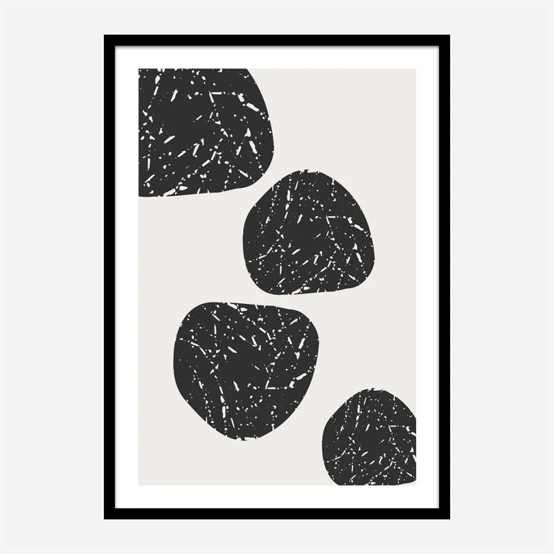 Black Rock Abstract Art