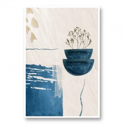 Calm Blues Abstract Art
