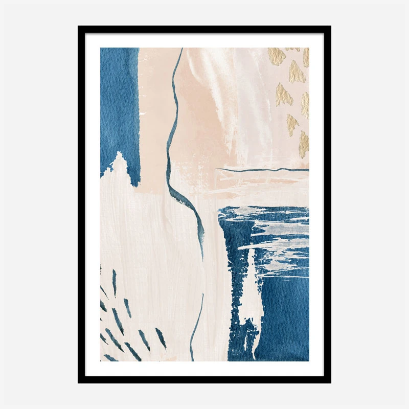 Calm Blues 2 Abstract Art