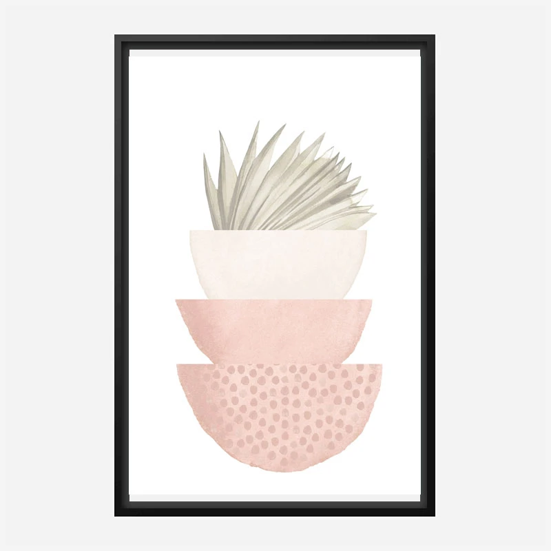 Boho Pink Geometric Art