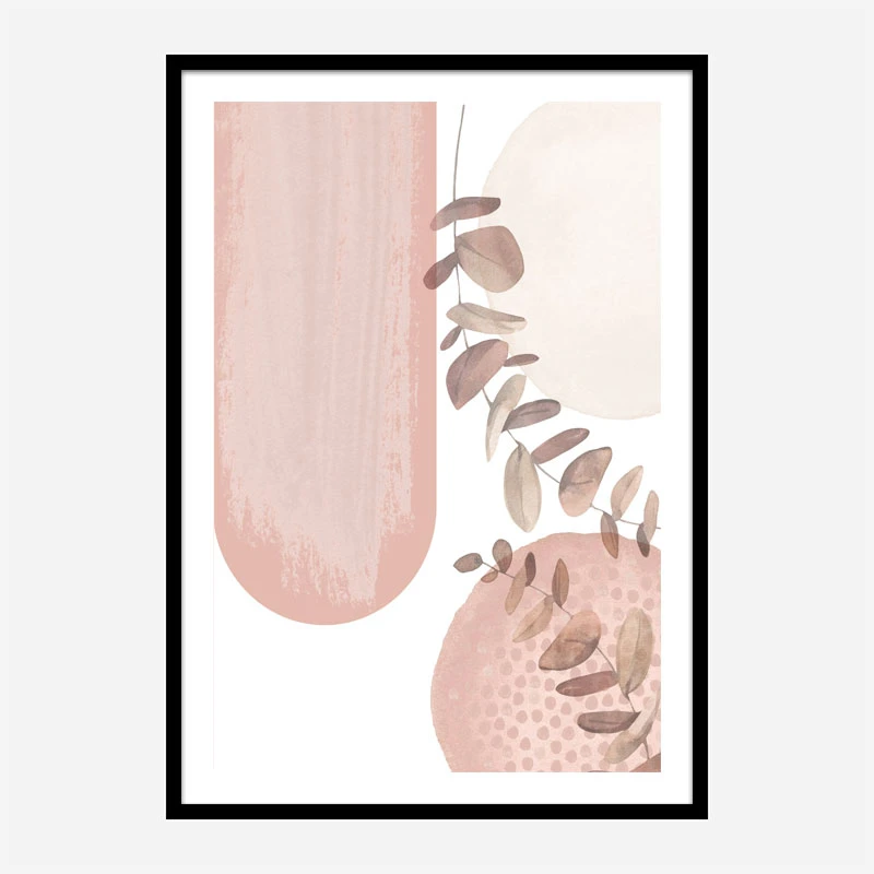 Boho Pink 2 Geometric Art