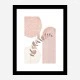 Boho Pink 3 Geometric Art