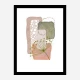 Delicate Pink and Green 2 Abstract Art