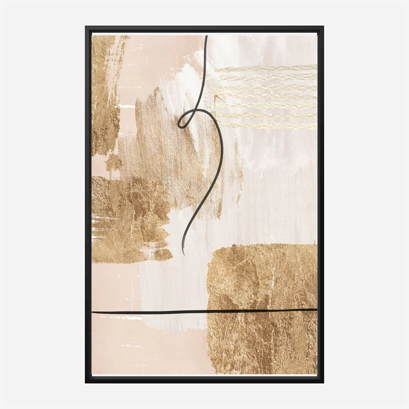 Aesthetic Gold 2 Abstract Art