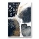 Abstract Black and Gold Abstract Art