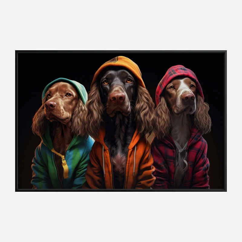 English Cocker Spaniel Gangster Dogs