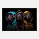 Three Labrador Retriever Gangster Dogs