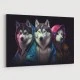 Siberian Husky Gangster Dogs