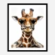 Giraffe In Shades Art Print