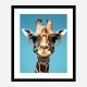 Giraffe In Shades 3 Art Print