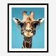 Giraffe In Shades 3 Art Print