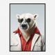 Cool Polar Bear Art Print
