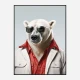 Cool Polar Bear Art Print