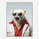 Cool Polar Bear Art Print