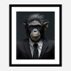Formal Chimp Art Print