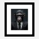 Formal Chimp Art Print