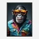 Hawaiian Chimp 1 Art Print