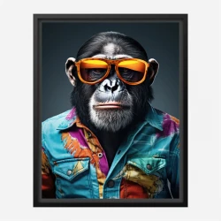 Hawaiian Chimp 1 Art Print