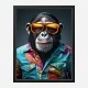 Hawaiian Chimp 1 Art Print