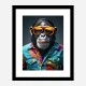 Hawaiian Chimp 1 Art Print