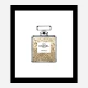 Champagne Gold in Chanel Perfume Art Print