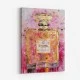Chanel No 5 Pink & Gold Abstract 2 Perfume Bottle