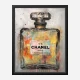 Chanel No 5 Abstract Grunge