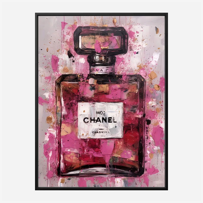 Chanel No 5 Pink Abstract