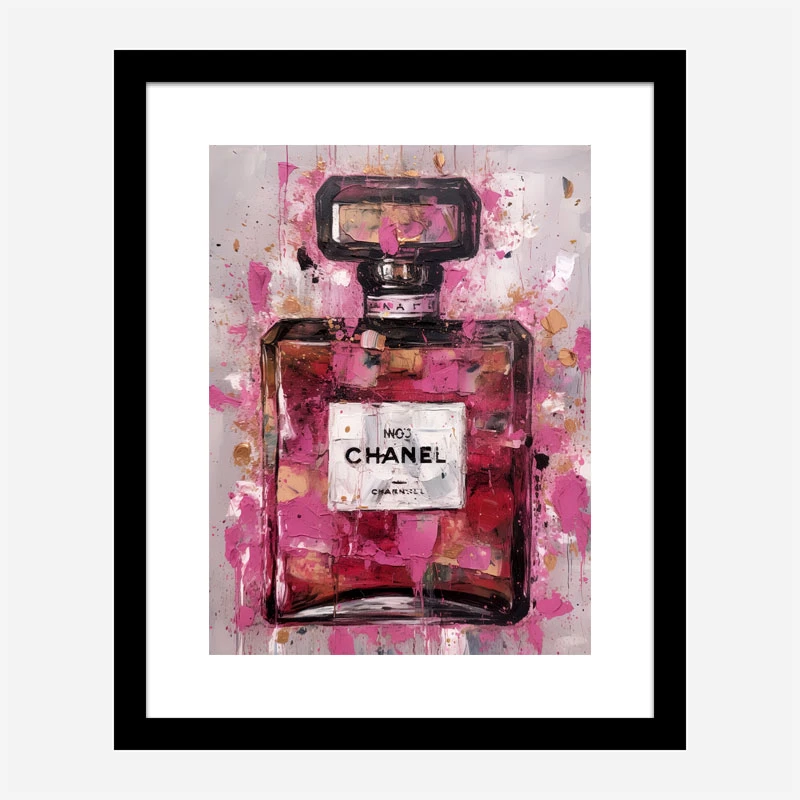 Chanel No 5 Pink Abstract