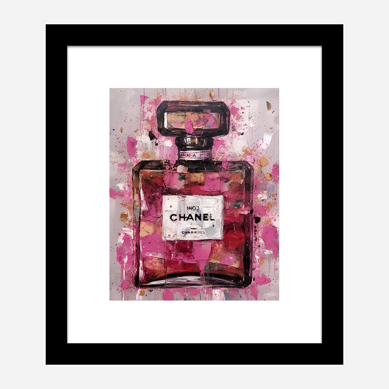 Chanel No 5 Pink Abstract