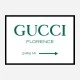 Gucci Green Sign Wall Art