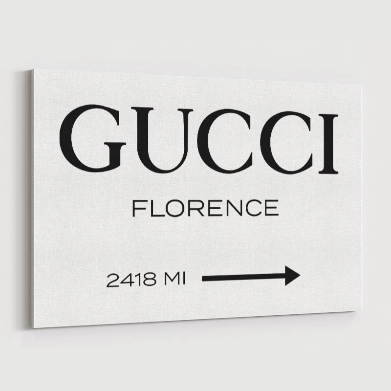 Gucci Sign Wall Art