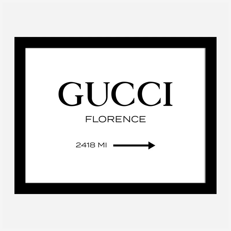 Gucci Sign Wall Art
