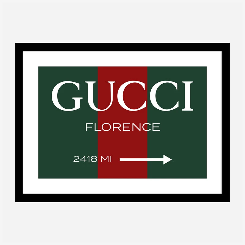 Gucci Color Sign Wall Art