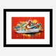 Air Force 1 Sneakers Graffiti Style Wall Art
