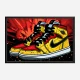 Air Jordon Sneakers Graffiti Style 6 Wall Art