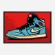 Air Jordon Sneakers Graffiti Style 8 Wall Art