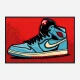 Air Jordon Sneakers Graffiti Style 8 Wall Art