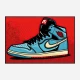 Air Jordon Sneakers Graffiti Style 8 Wall Art